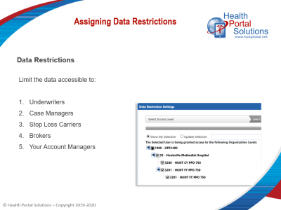 Video training about Assigning Data Restrictions