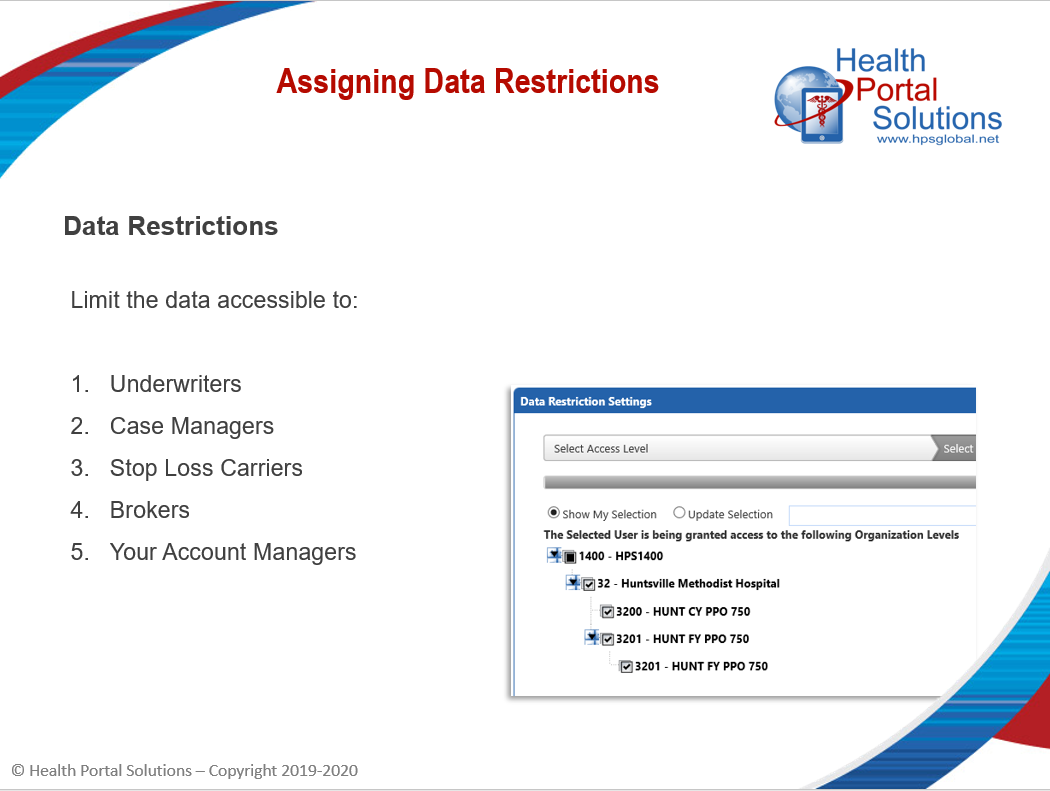 Video training about Assigning Data Restrictions