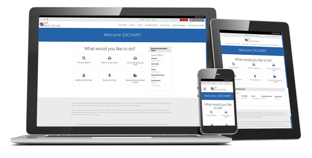 member home simple on desktop, laptop and mobile device
