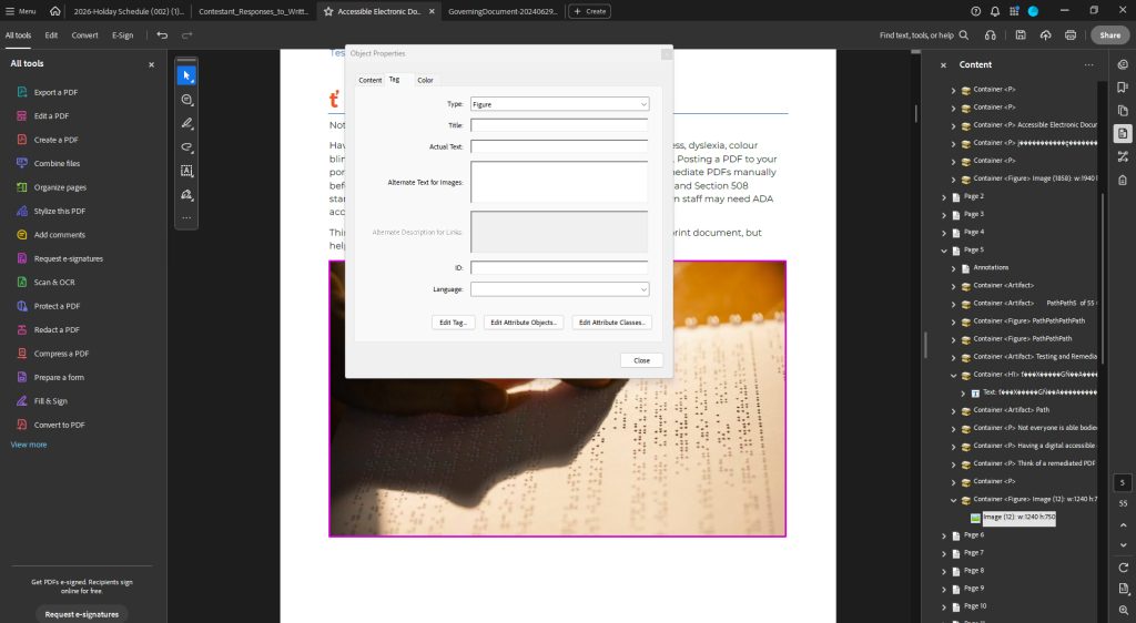 Microsoft Word > Alt Text Pane