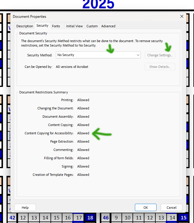 File Name input of Document Properties in Adobe Acrobat